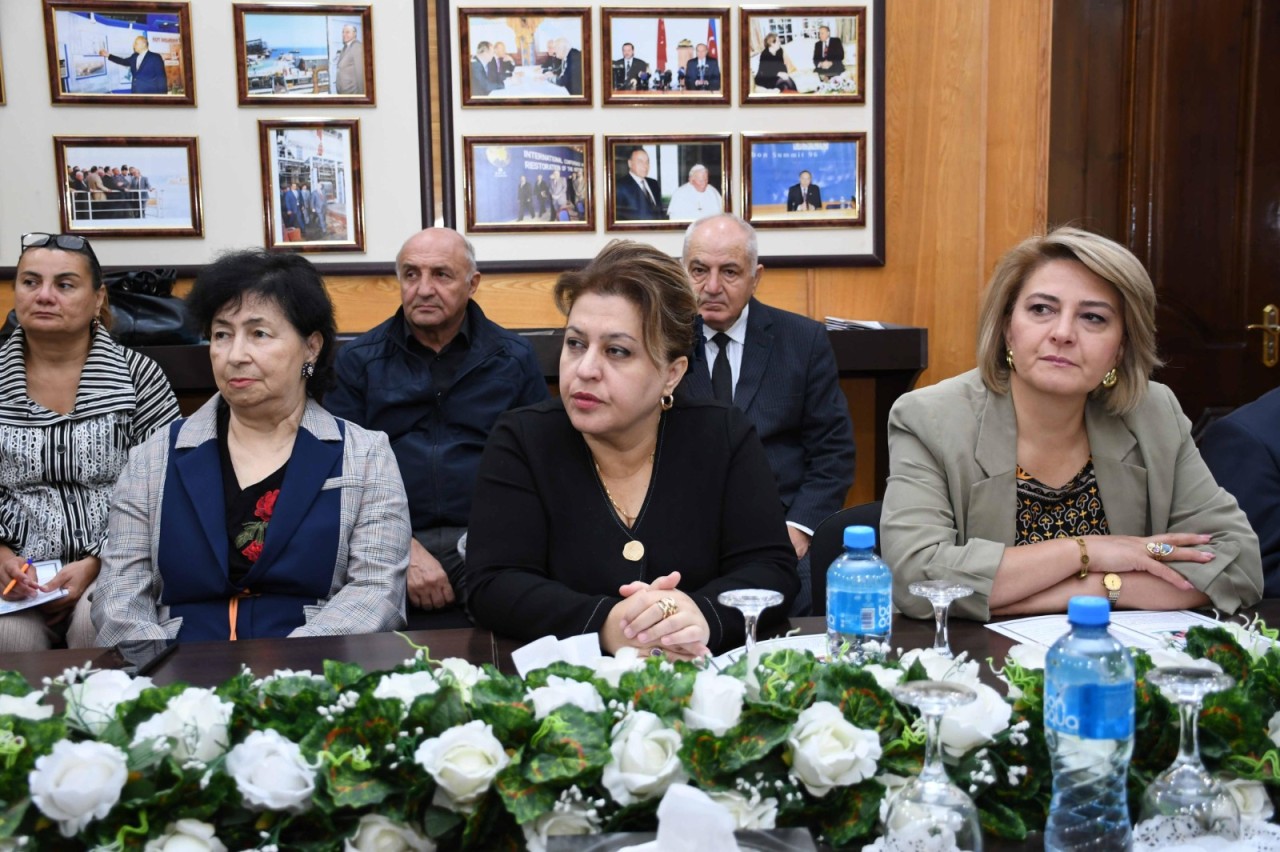 ADAU-da İlham Əliyevin ABŞ-yə işgüzar səfərinə həsr olunmuş tədbir keçirildi - FOTOLAR